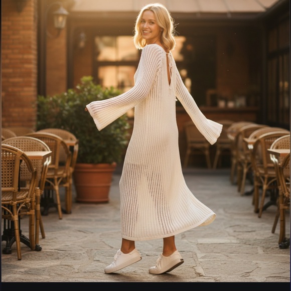 SWNY 100% Cotton Knit Dress - Picture 2 of 4